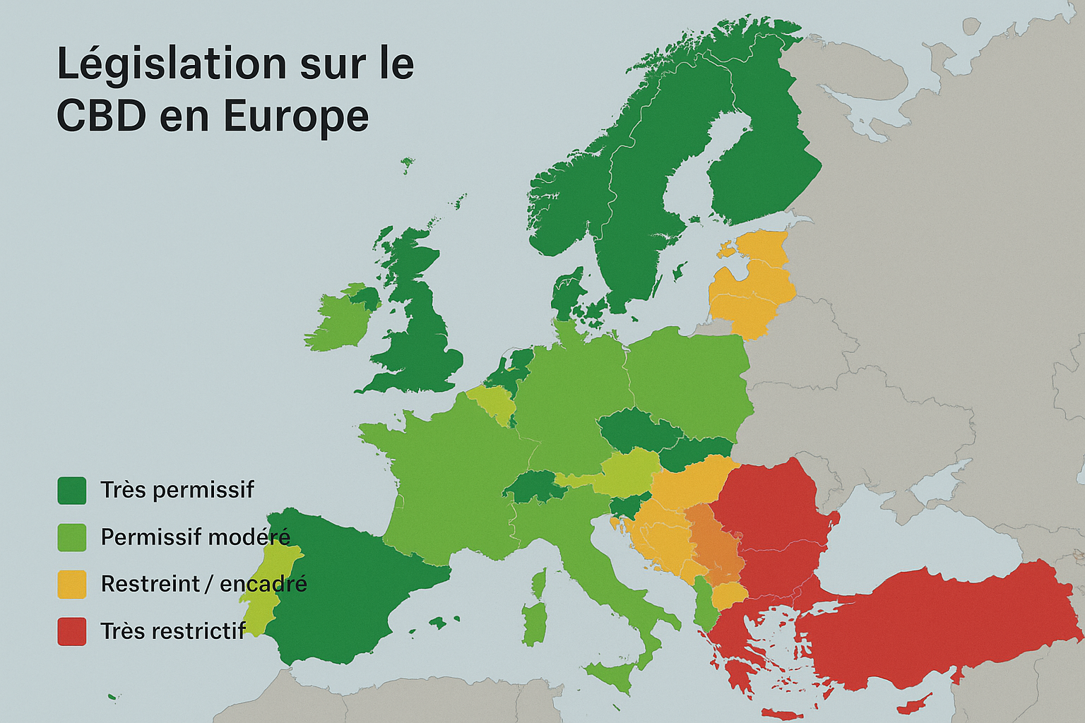 carte Europe légalisation cannabis Suisse