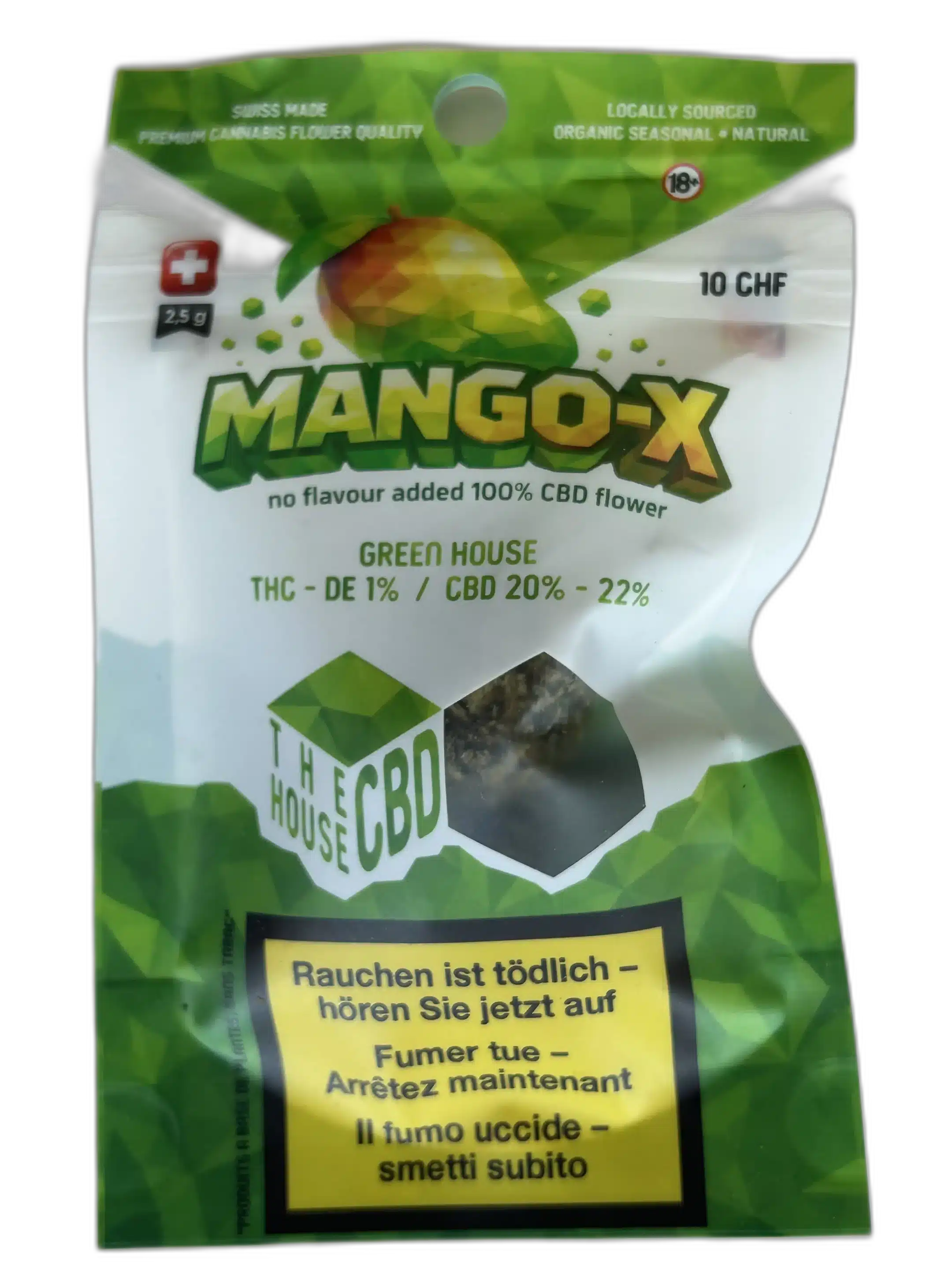MANGO-X CBD Greenhouse sachet premium